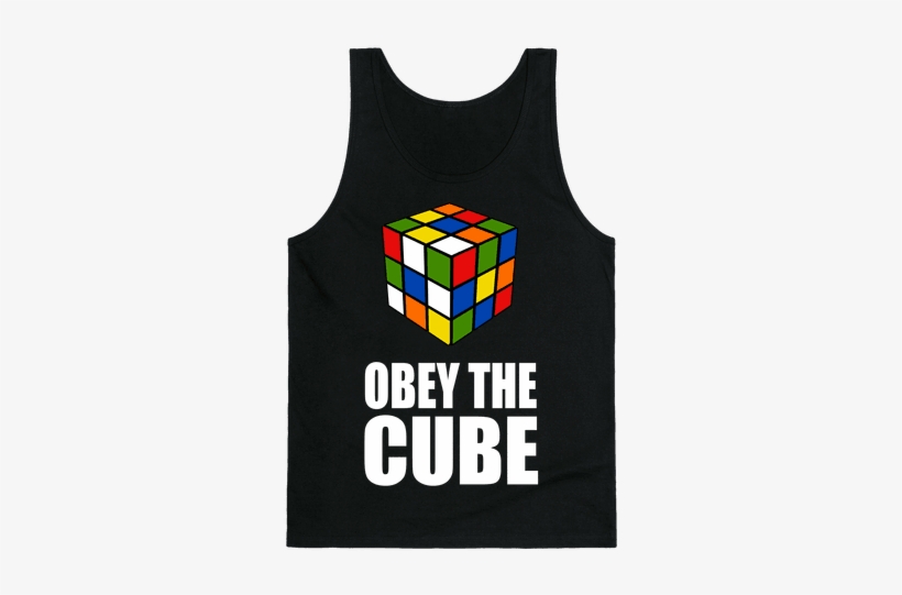 Obey The Cube Tank Top - Find Your Lack Of Pride Disturbing, transparent png download