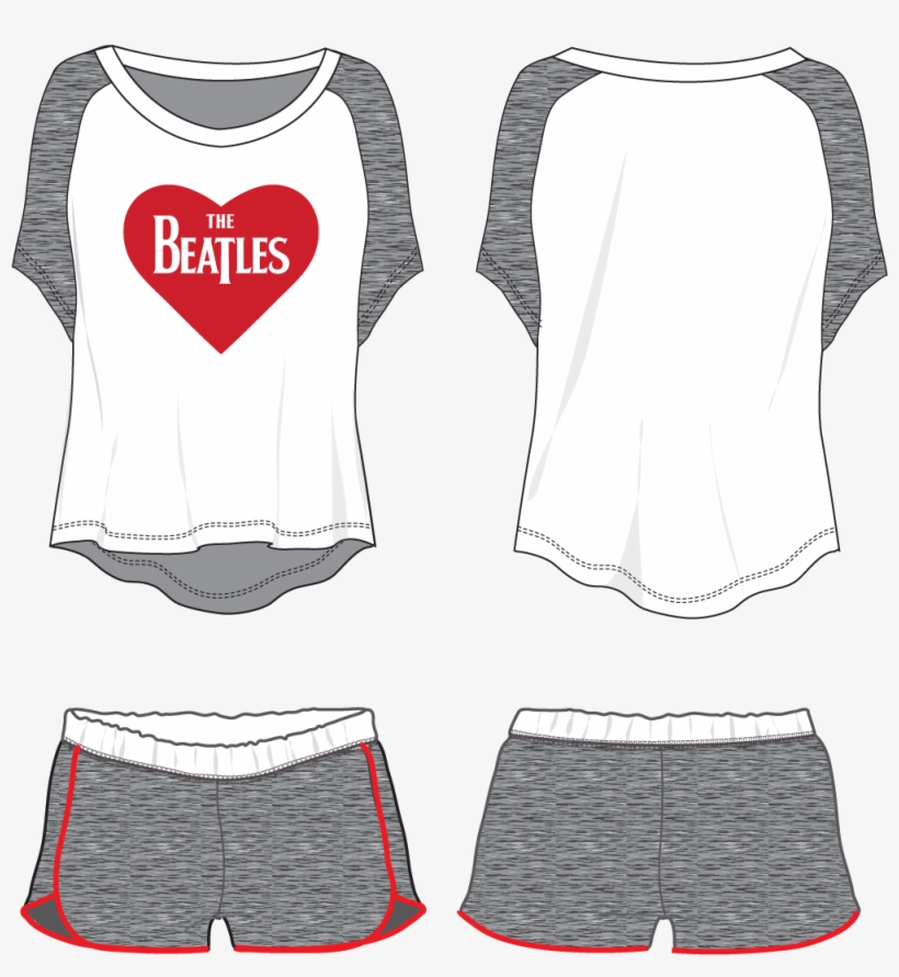 The Beatles Heart Logo - Beatles, transparent png download