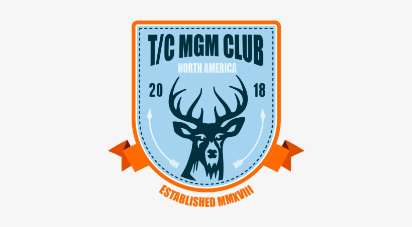 T/c Mgm Club - Sticker Vinyl Decals Deer Size: 5 X 2.7 Inches Vinyl, transparent png download