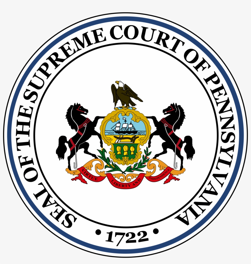 Fair Courts E-lert - Seal Of The Supreme Court Of Pennsylvania, transparent png download