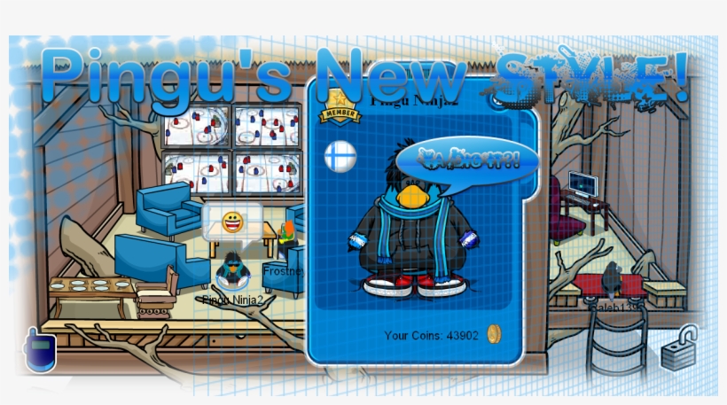 I Really Love This New Style Of My Clothes And My Igloo - Club Penguin Igloo, transparent png download