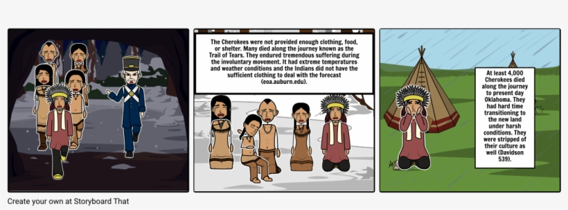 Trail Of Tears Part - Storyboard, transparent png download