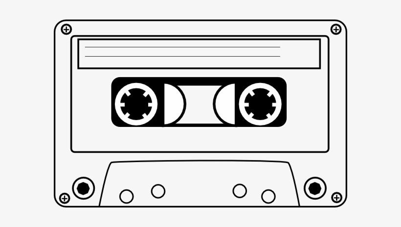 Cassette Banner Transparent Download Free Download - Black And White