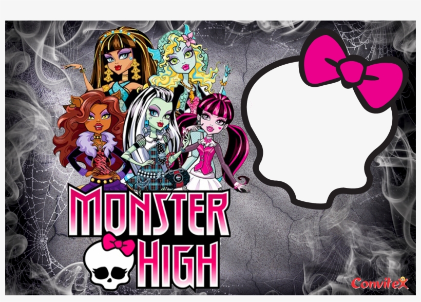 Convite Monster High Png, transparent png download