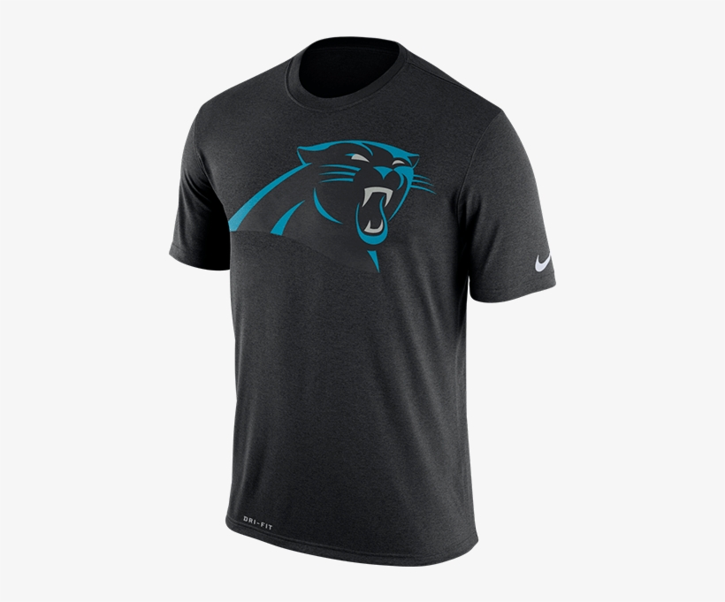 Carolina Panthers Men's Nike Legend Logo Black Tee - Arizona Cardinals Shirt, transparent png download