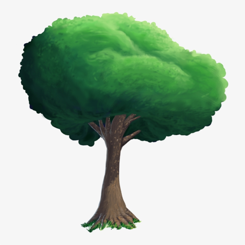 Just A Tree I Was Working On By Znake13 On Deviantart - Tree In Game Png, transparent png download