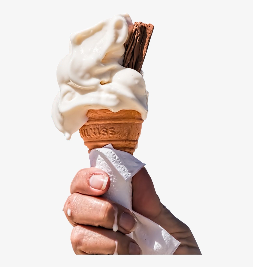 Ice Cream In Hand No Background Image - Luxclub Bamboo Sheet Set - Viscose From Bamboo - Eco, transparent png download