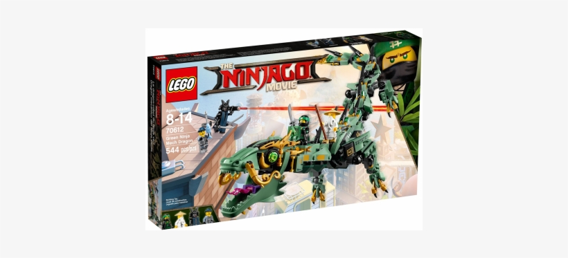 Lego Ninjago Movie Green Ninja Mech Dragon - Green Ninja Mech Dragon, transparent png download
