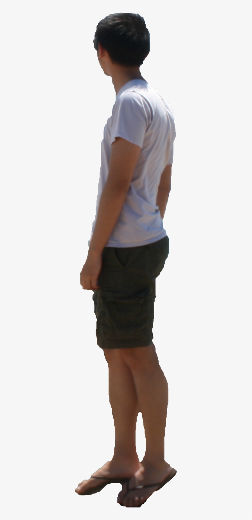 10 Back View - Girl, transparent png download