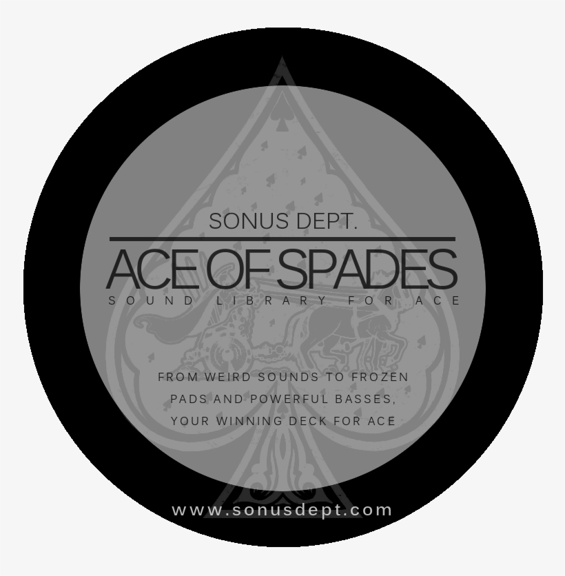Ace Of Spades Is A Sound Library For U-he Ace - Research, transparent png download