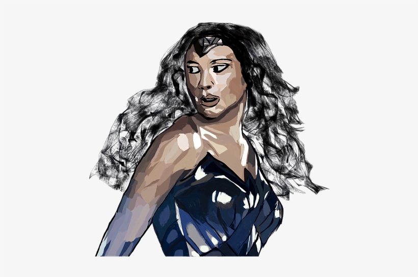 Top 10 Dc Comics Female Superheroes - Gal Gadot, transparent png download