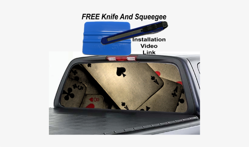 Chevy Silverado Back Glass Decal, transparent png download