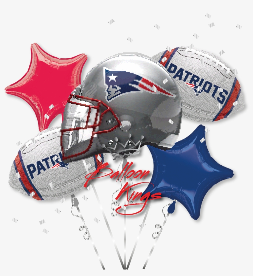 Patriots Helmet Umbrella - Anagram Bouquet Patriots Foil Balloons, Multicolor, transparent png download