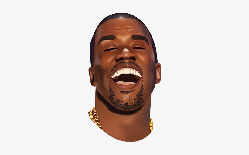 Get Labeouf Laugh Shia - Kimojis Kanye, transparent png download