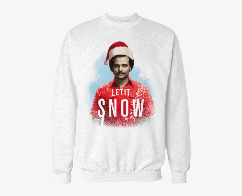 Pablo Escobar V1 Unisex Sweatshirt - Narcos - Temporada 1 - Dvd, transparent png download