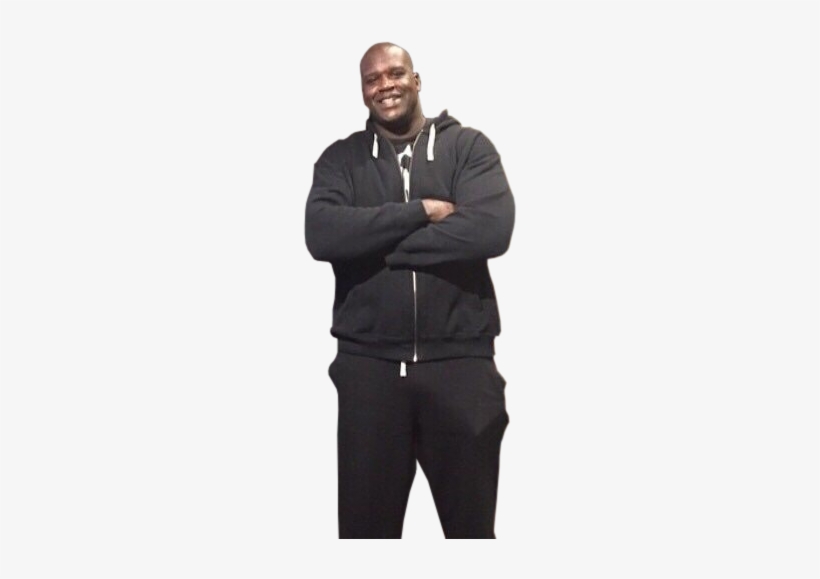 Graphic Freeuse Download Shaq Next To A Replica Of - Standing, transparent png download