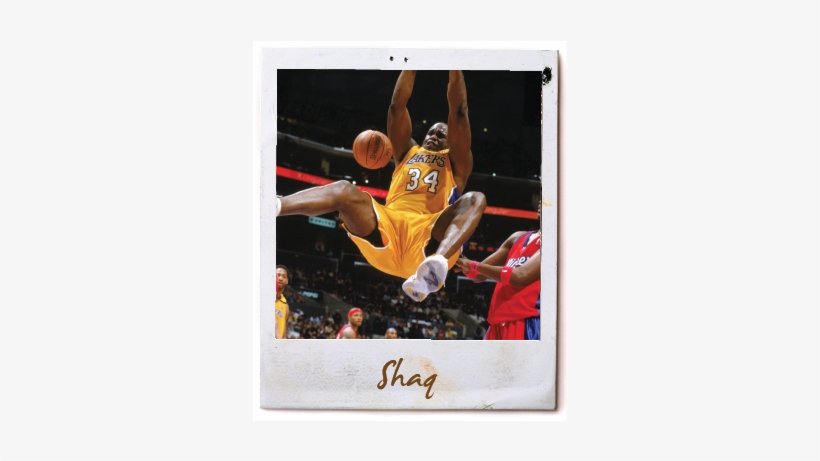 Shaq - Shaq Shaquille O'neal Signed La Lakers 8x10 Photo +, transparent png download