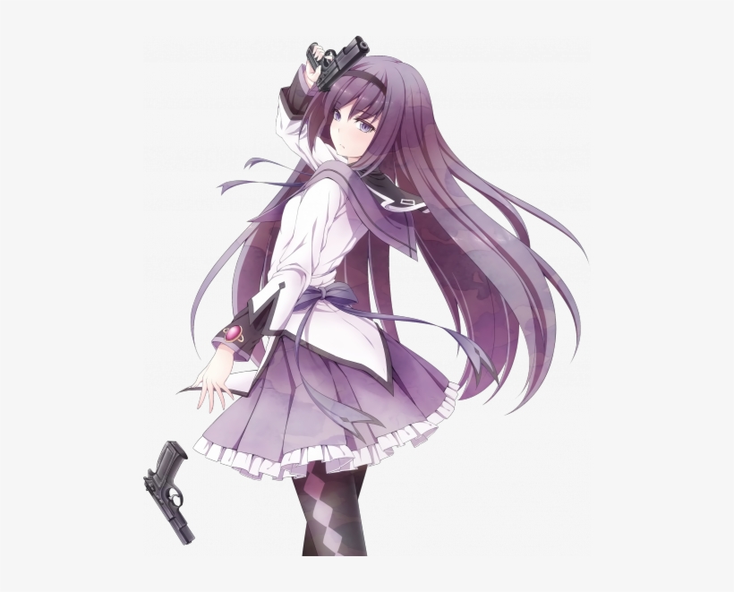 Homura Render By Shienoo-d4qxwfe - Puella Magi Madoka Magica Kaname Madoka Cosplay Costume, transparent png download