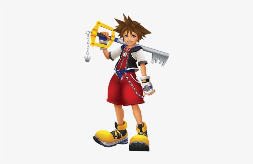 The Evolution Of Sora From Kingdom Hearts - Sora Kingdom Hearts, transparent png download