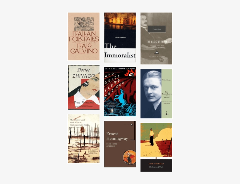 Modern Nobel Prize Winners - Annotated Waste Land With Eliot's Contemporary, transparent png download