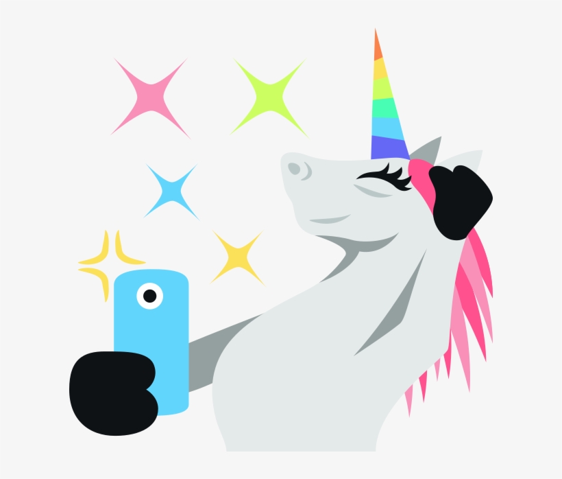 Emoji Inspired Stickers By Emojione™ Messages Sticker-6 - Unicorn Life Emoji Transparent, transparent png download