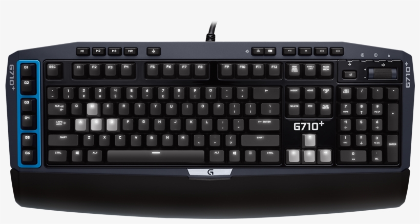 G710 Blue Mechanical Gaming Keyboard - Ghost Recon Wildlands Keyboard Layout, transparent png download