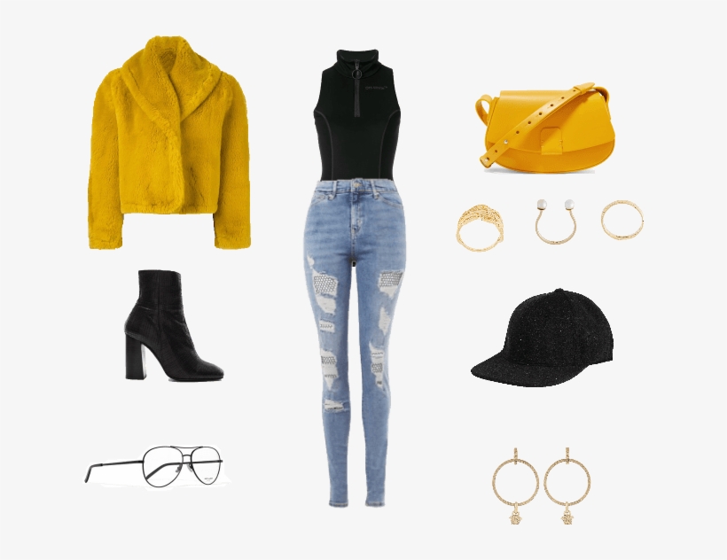 Lack And Yellow - Nico Giani - Lobivia Mini Leather Shoulder Bag - Yellow, transparent png download