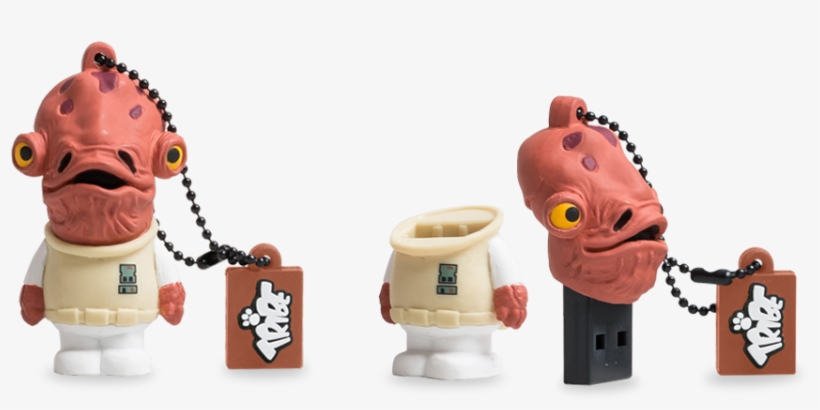 Star Wars Usb Flash Drive Admiral Ackbar *sale* - Tribe Star Wars 8gb Usb Memory 30 Gr, transparent png download