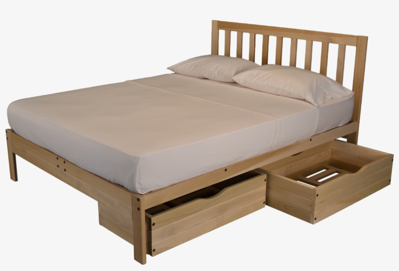 Futon Super Idea Futon Platform Unfinished With Headboard - Kd Frames Nomad Platform Storage Bed, transparent png download