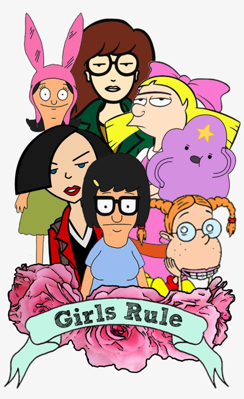 #girlpower “girls Rule” By Anna Iwanuch - Daria Morgendorffer, transparent png download