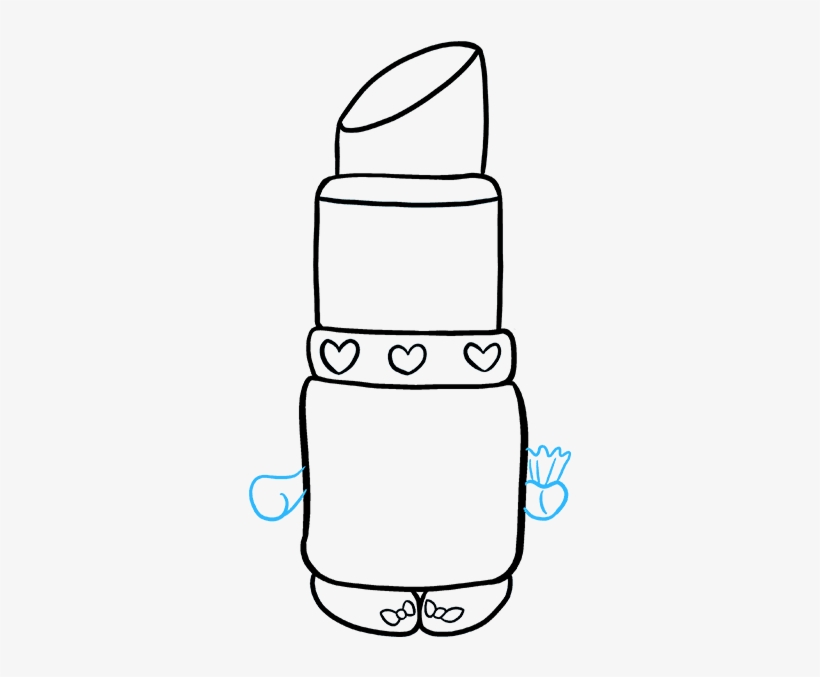 How To Draw Lippy Lips From Shopkins - Shopkins Drawing Easy, transparent png download