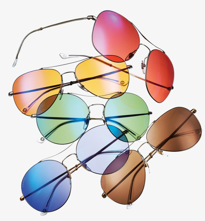 Colored Glasses - Sunglasses, transparent png download