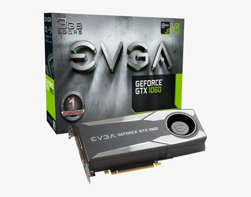 Evga Geforce Gtx 1060 Gaming, 03g P4 5160 Kr, 3gb Gddr5 - Gtx 1060 3gb Evga, transparent png download
