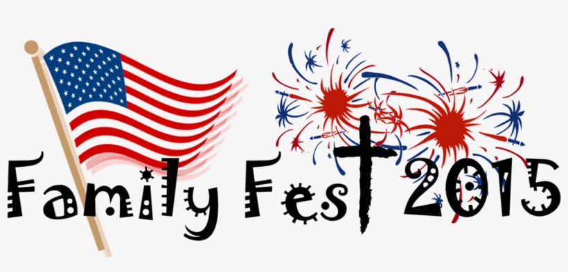 Family Fest To Be Hosted By Eum Church - American Flag Clip Art, transparent png download