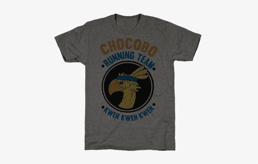 Chocobo Running Team Kweh - T-shirt, transparent png download