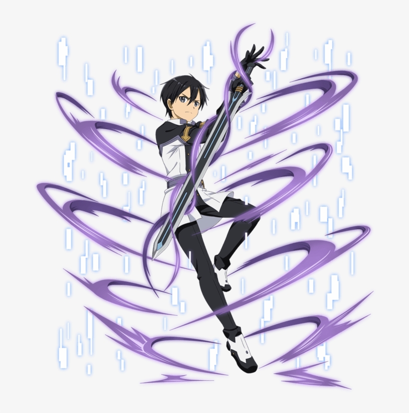 [strong Faith] Kirito - Sword Art Online Memory Defrag Os, transparent png download