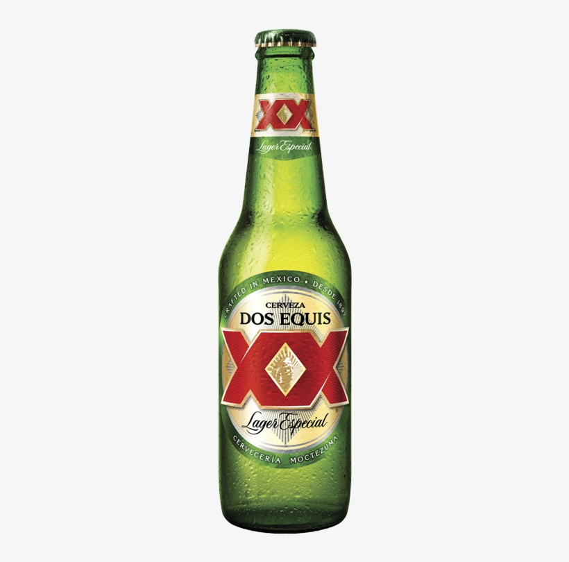 Dos Equis Amber Bottle, transparent png download