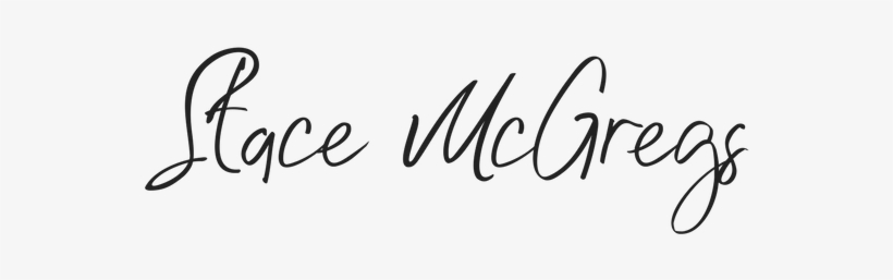 Stace Mcgregs - Calligraphy, transparent png download