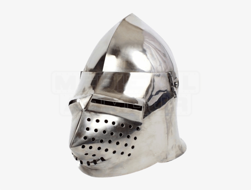 Pigface Bascinet Medieval Armour Leather Armour Steel - Bascinet, transparent png download