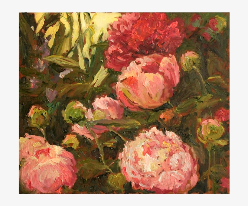 Pink And Red Peonies - Alt Attribute, transparent png download