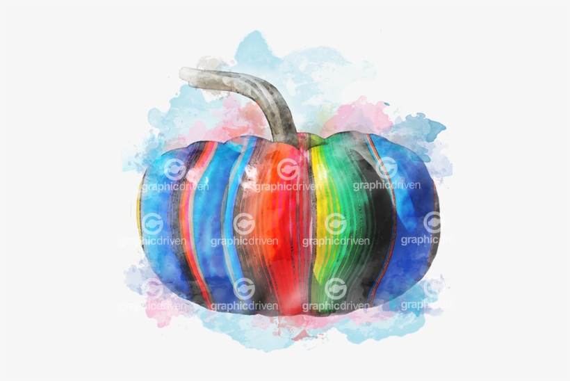 Serape Pumpkin - Visual Arts, transparent png download