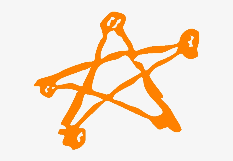 Star Drawn By A Child - Child, transparent png download