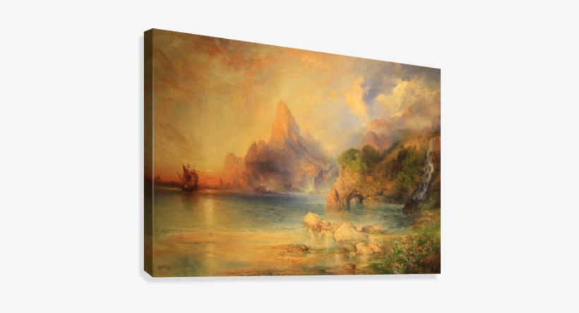 The Lotus Eaters, 1895 Canvas Print - Lotus Eaters Thomas Moran, transparent png download