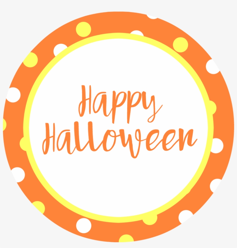 Halloween Gift Tag - Circle, transparent png download
