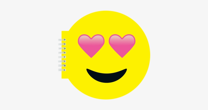 Heart Eyes Emoji Scented Notebook - Emoji, transparent png download