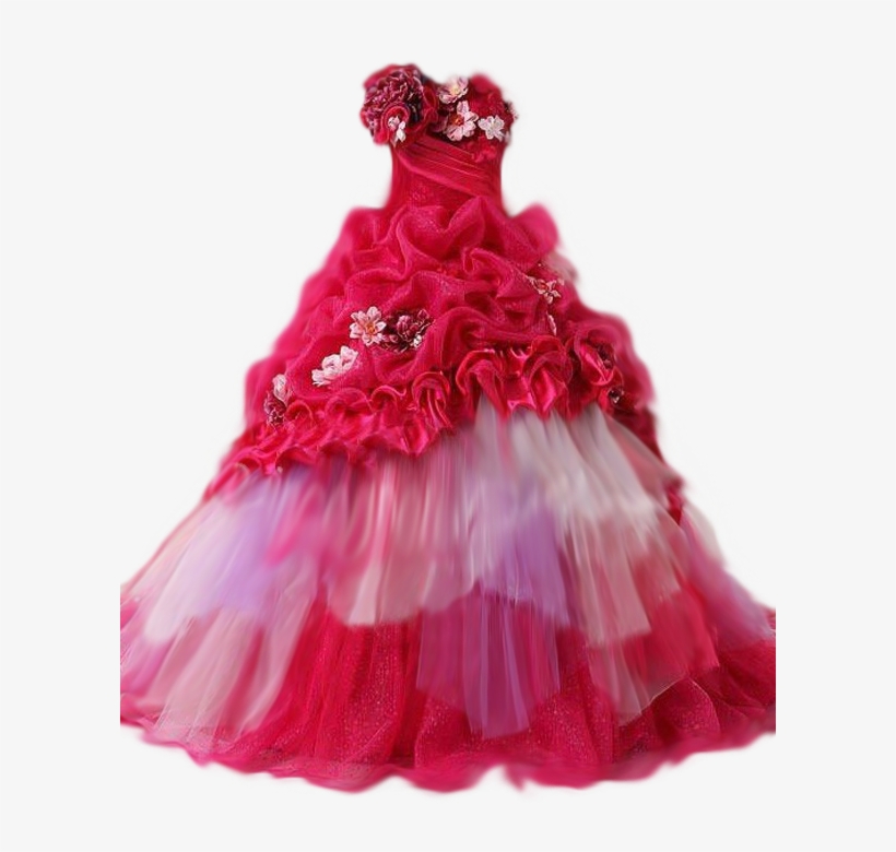 Pink Dress Png - Party Dress Transparent Clipart, transparent png download