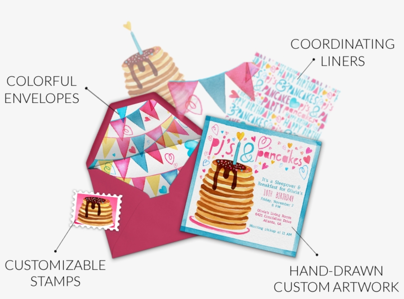 Brunch Vector Watercolor - Party, transparent png download