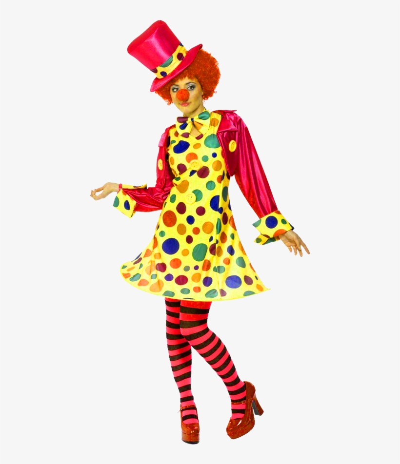 Free Png Female Clown Png Images Transparent - Clown Lady Hooped Costume - Small, transparent png download