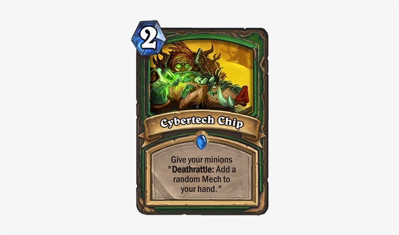 Cybertech Chip Card - Journey To Un Goro Card, transparent png download