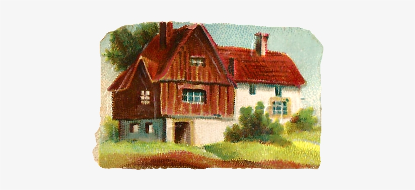 Png Freeuse Download Antique Images Free House Clip - House, transparent png download